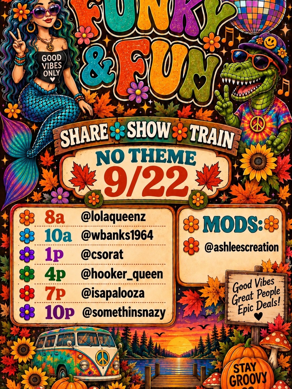 Funky & Fun Share Show Train - Picture 1 of 1
